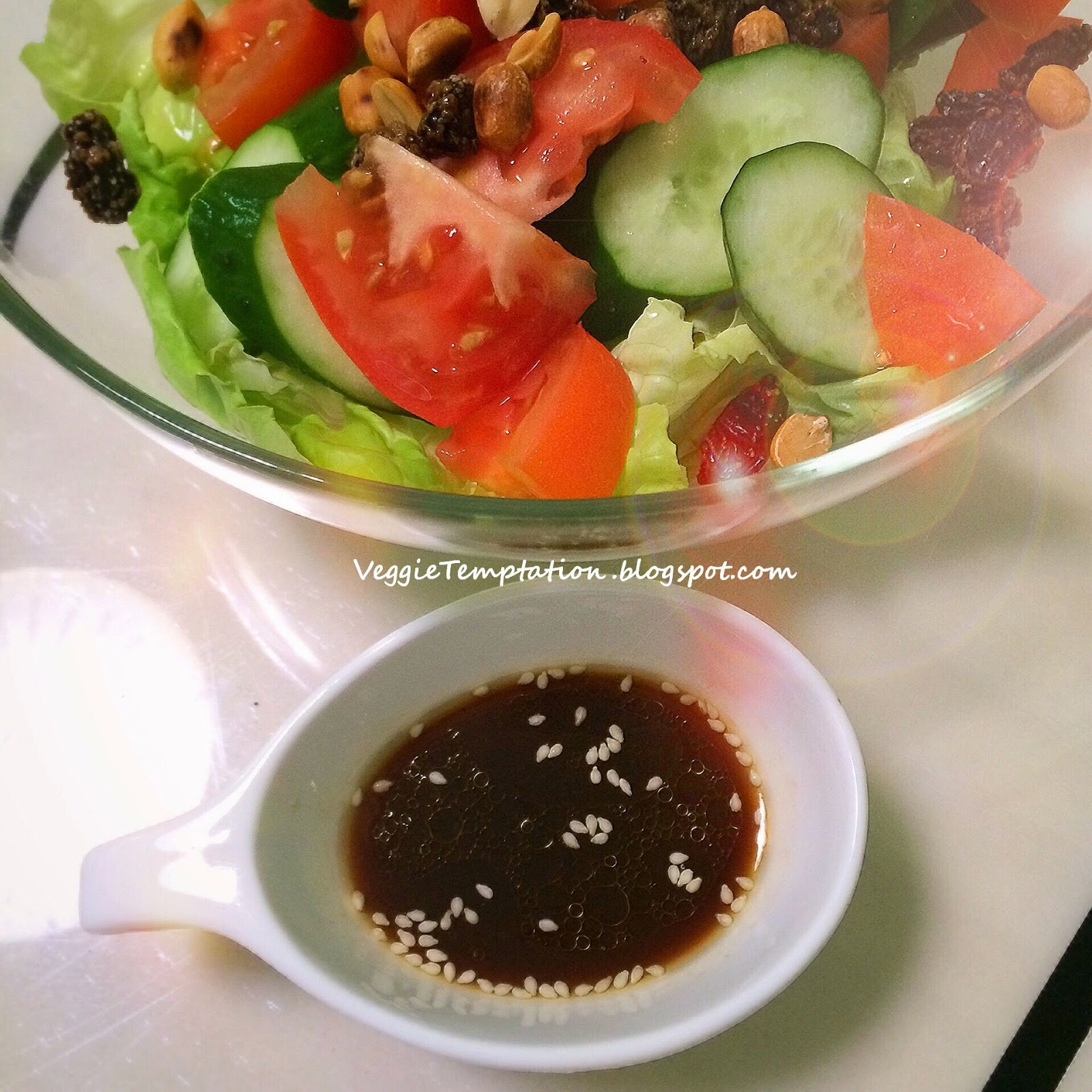 ♥ Veggie Temptation Japanese Vinaigrette (Wafu Salad)